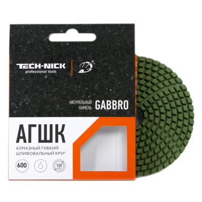 Алмазный Гибкий Шлифовальный Круг TECH-NICK GABBRO D100/№400
